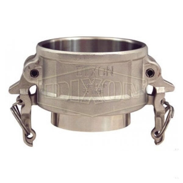 Boss-Lock Cam and Groove Coupler, 1 in Nominal, Coupler x Butt Weld End Style, 316 SS, Domestic